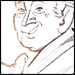 A sketch referenced from a screencap of Peter Ustinov holding his hand out.